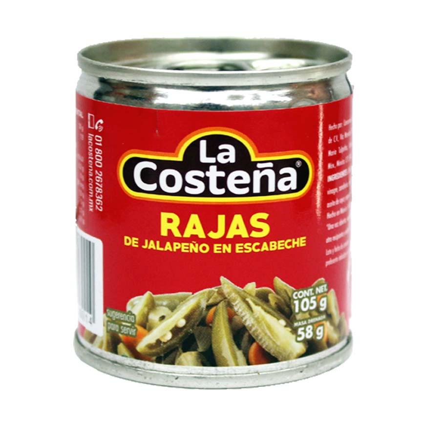 CHILE RAJAS 105 GRS COSTENA