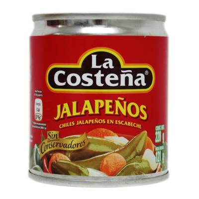 CHILE JALAPEÑO 220GRS COSTENA