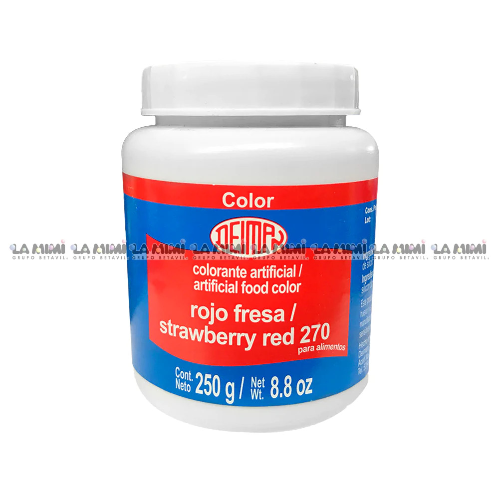 COLORANTE ROJO FRESA 250 GMS