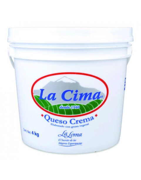 QUESO CREMA 4KG LA CIMA