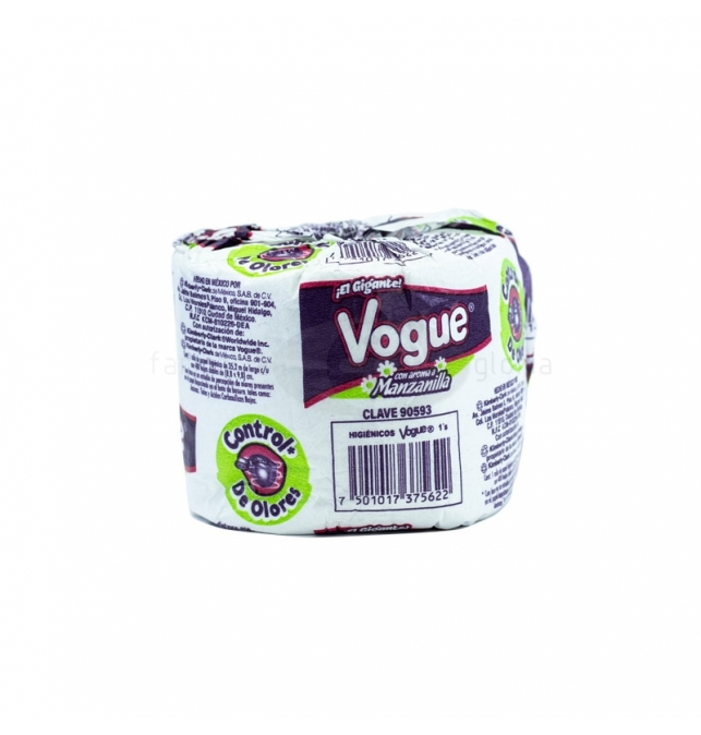 PAPEL HIGIENICO VOGUE 1/80 PZ