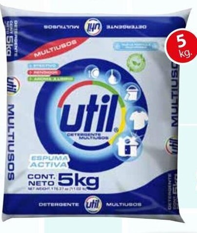 DETERGENTE UTIL 5 KG.